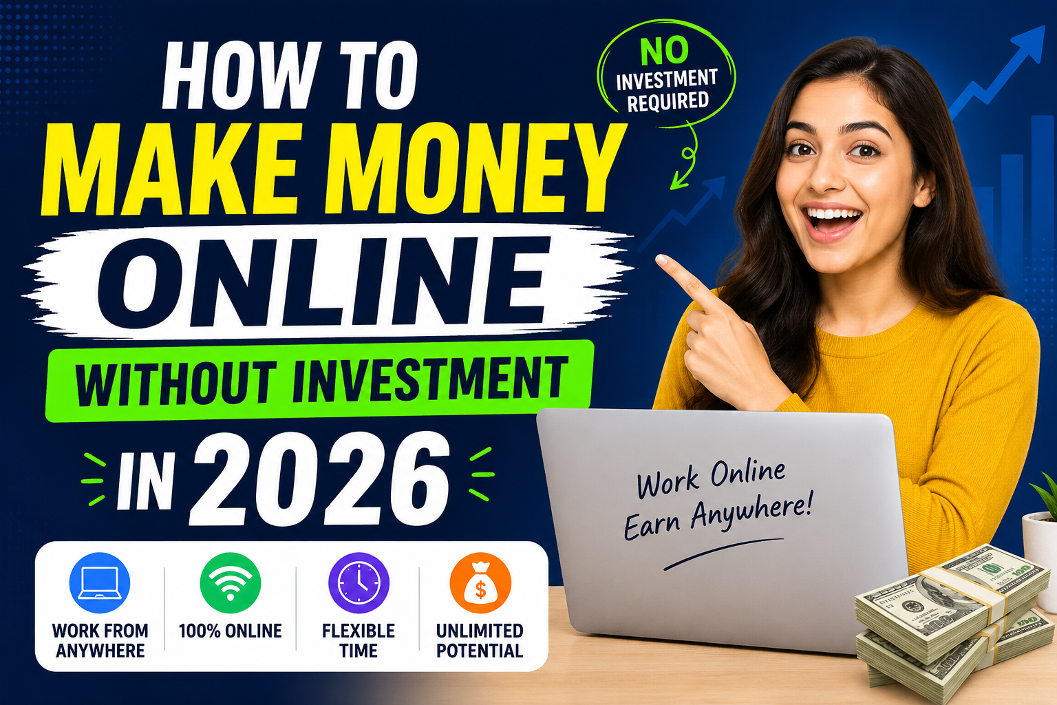 How to Make Money Online Without Investment: 15 Proven Ways That Actually Work in 2026