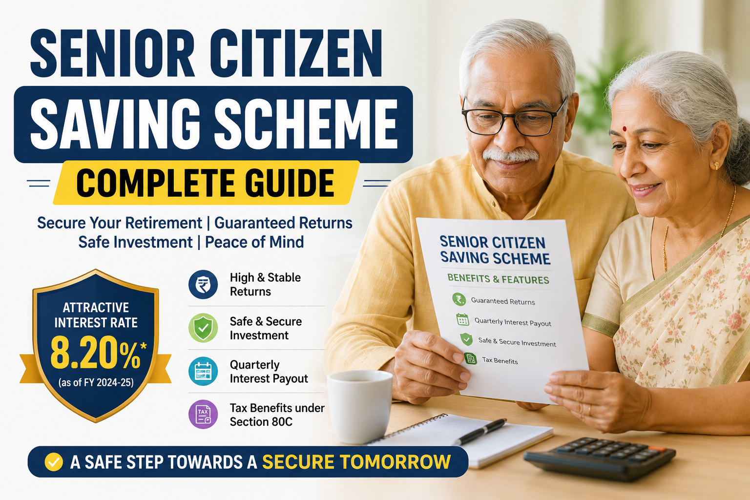 Senior Citizen Saving Scheme: Complete Guide With Interest Rate, Benefits, and How to Apply